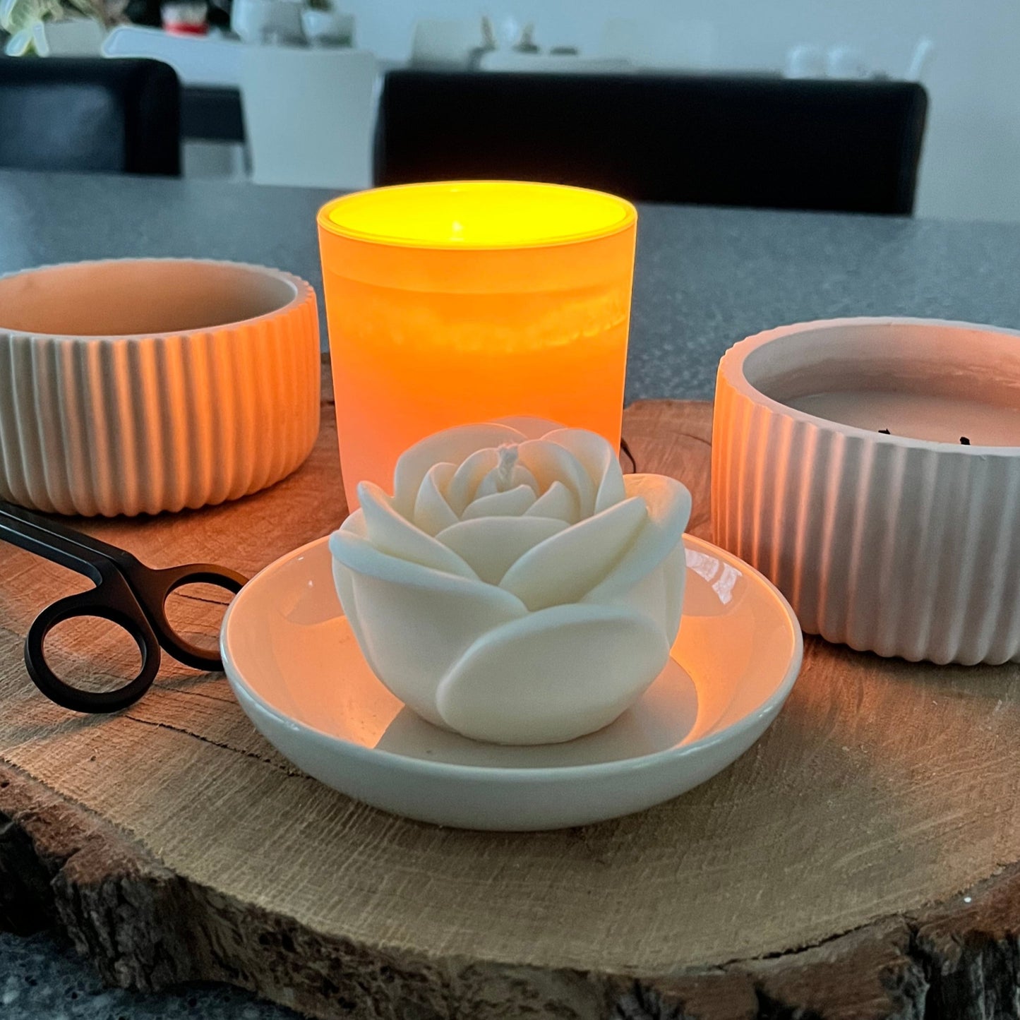 Rose Candle