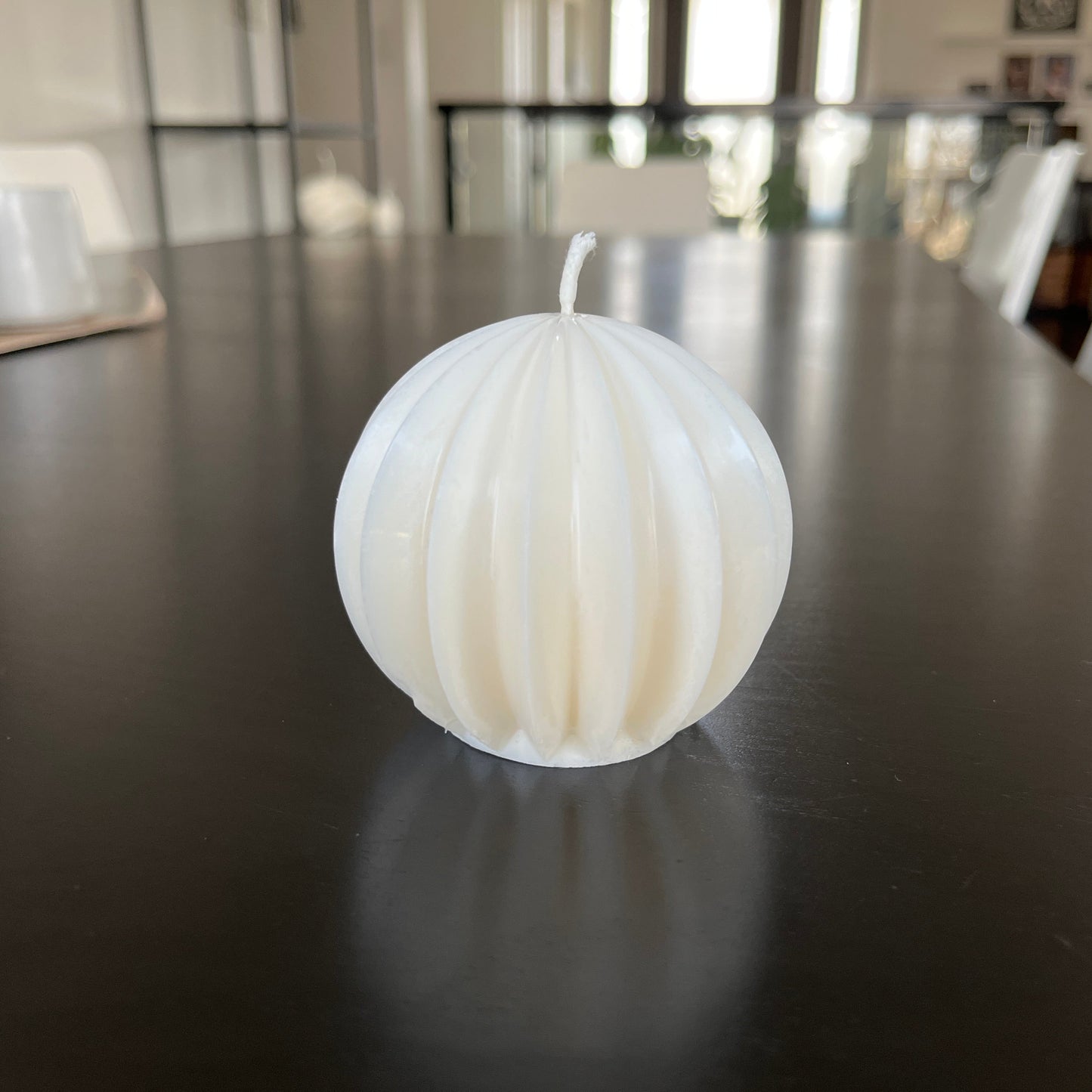 Striped Ball Candle