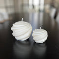 Set of 2 Swirl Candles