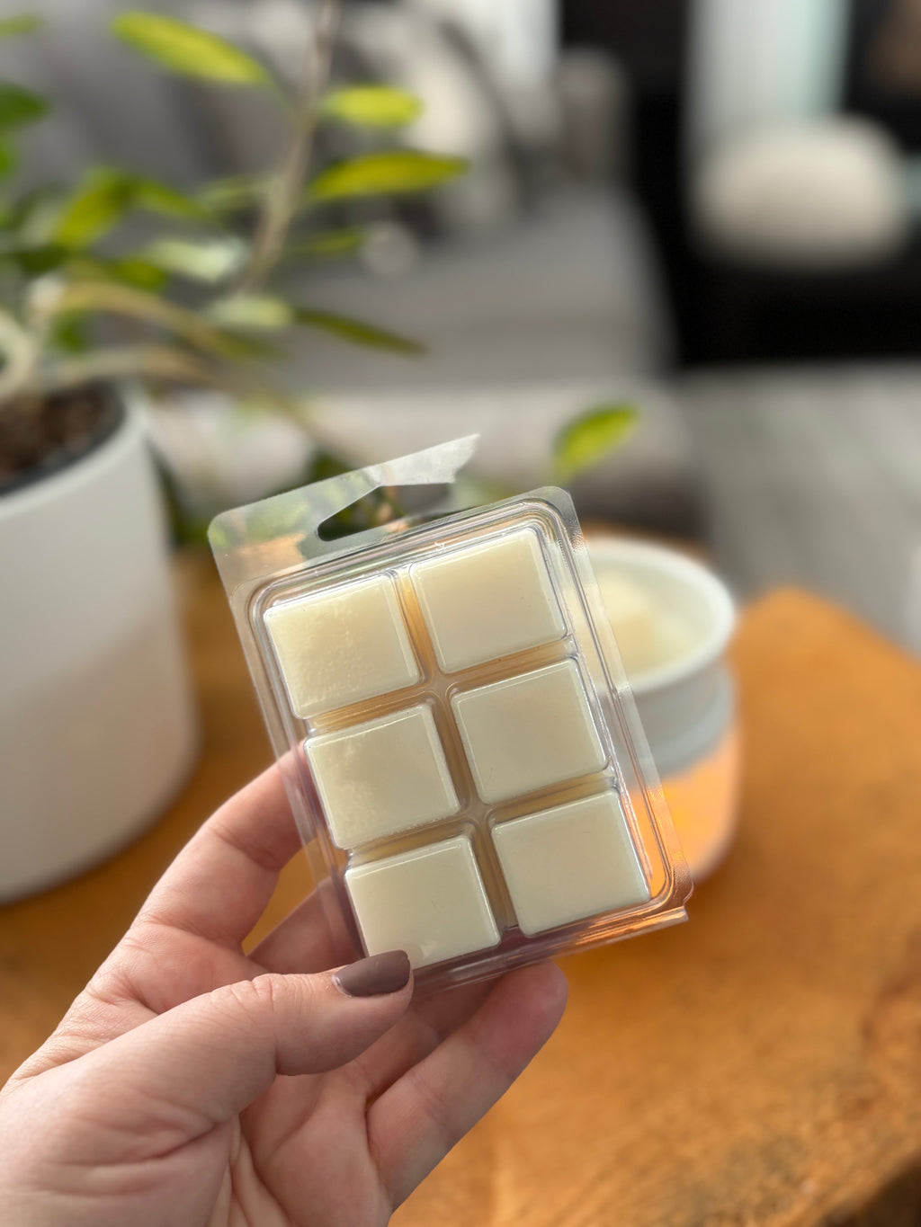 Baby Apricot Wax Melts - coconut soy wax, clean burning,  tangerine, apricot nectar, and lavender scents, made in Canada