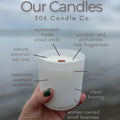 Candle Refill - soy coconut wax, wood wick candle, made in Canada